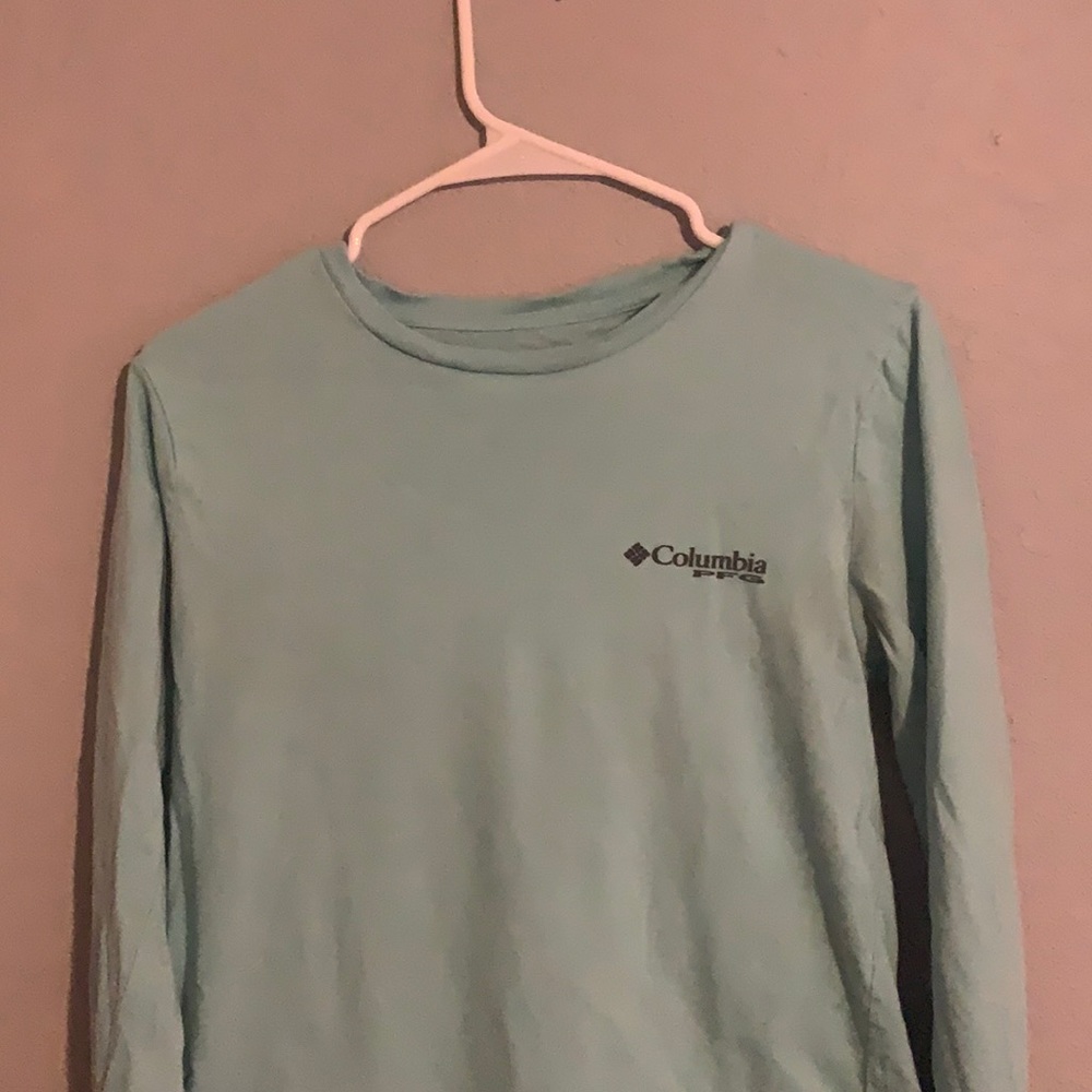 Columbia Sportswear - Long Sleeve T-Shirt - Light Blue - Small